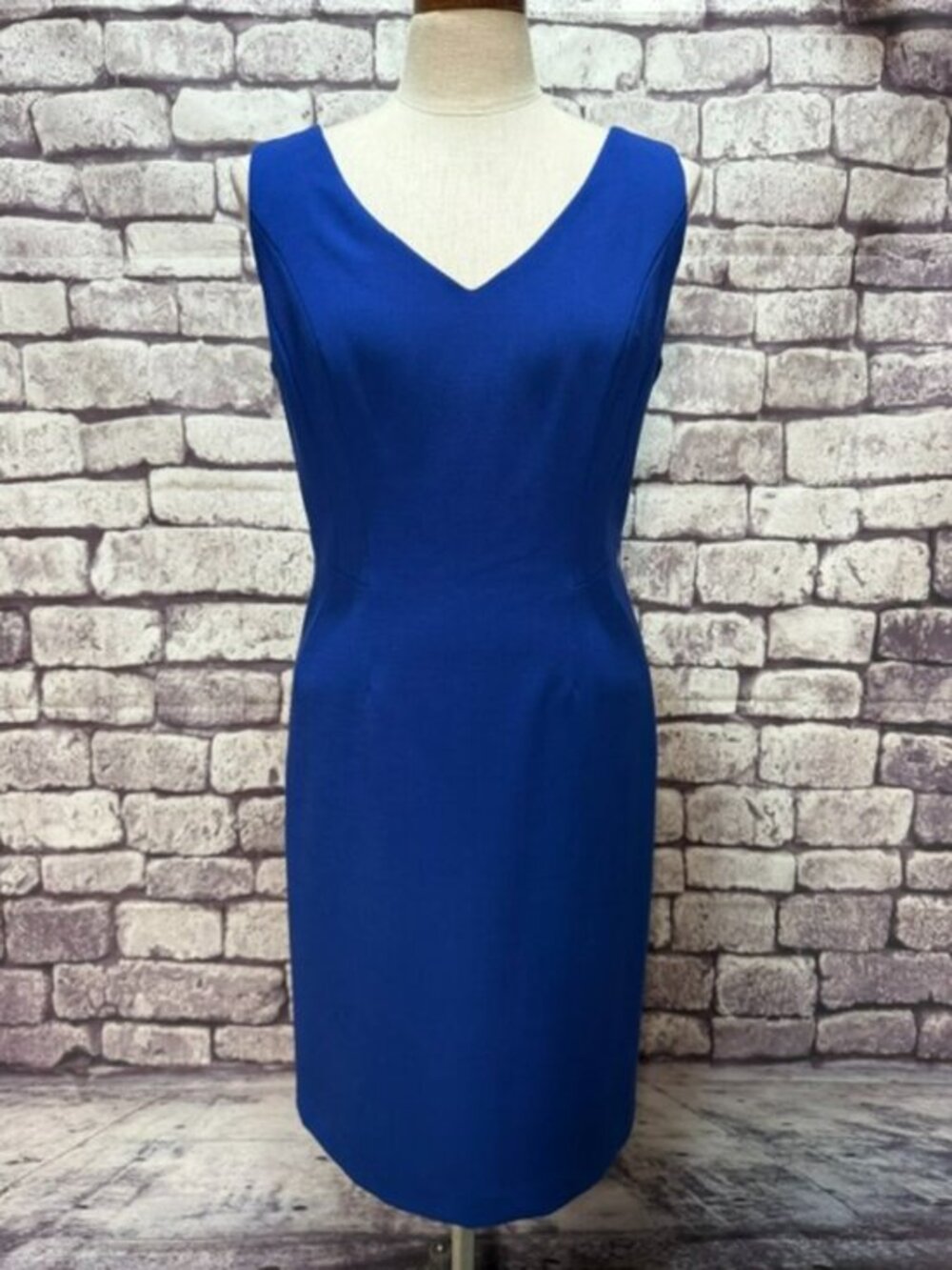 Anne Klein Blue Sleeveless Dress Size 10
